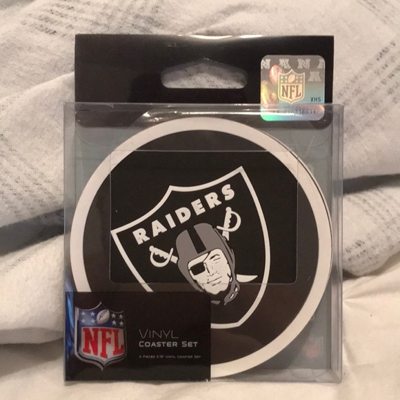 Other - NEW Raiders vinyl coaster set